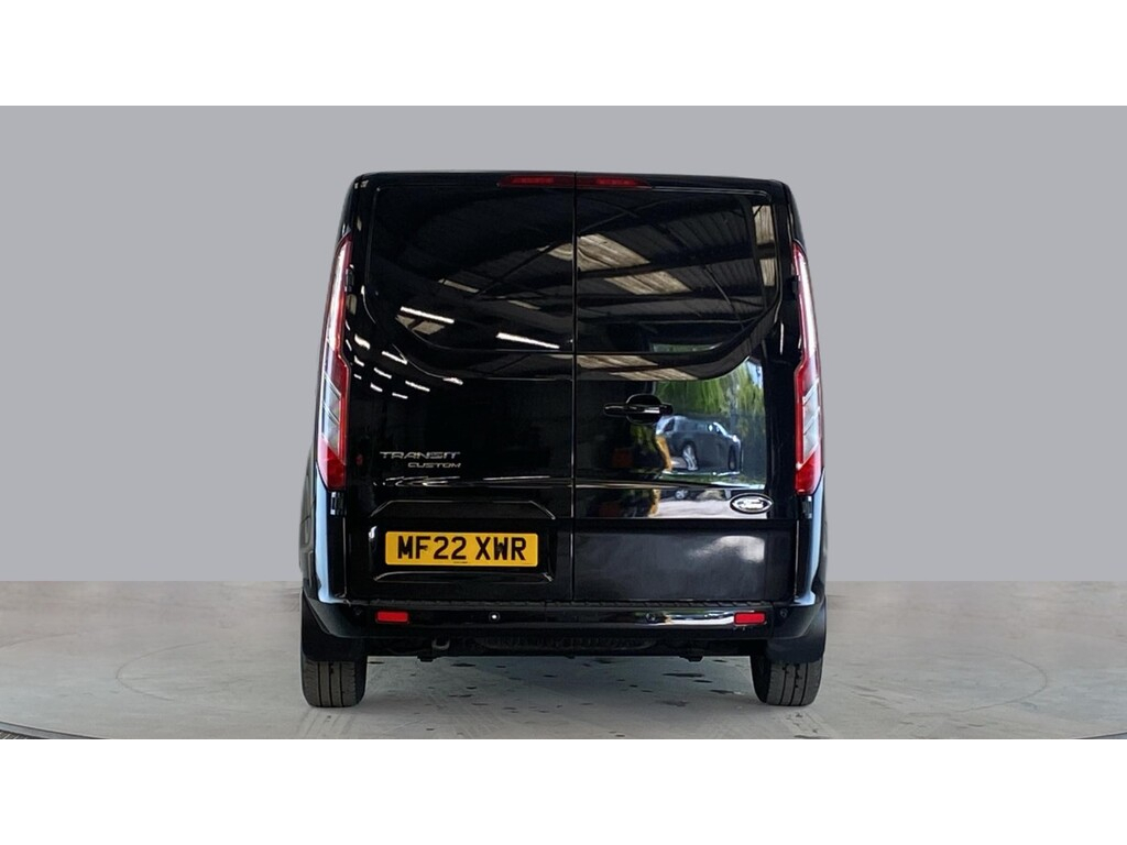 Ford Transit Custom 300 Tdci 130 L1h1 Limited Ecoblue Swb Low Roof Fwd MF22XWR Black #3
