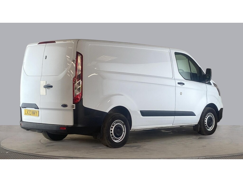 Ford Transit Custom 300 Tdci 130 L1h1 Leader Ecoblue Swb Low Roof Fwd LV23NVY White #3