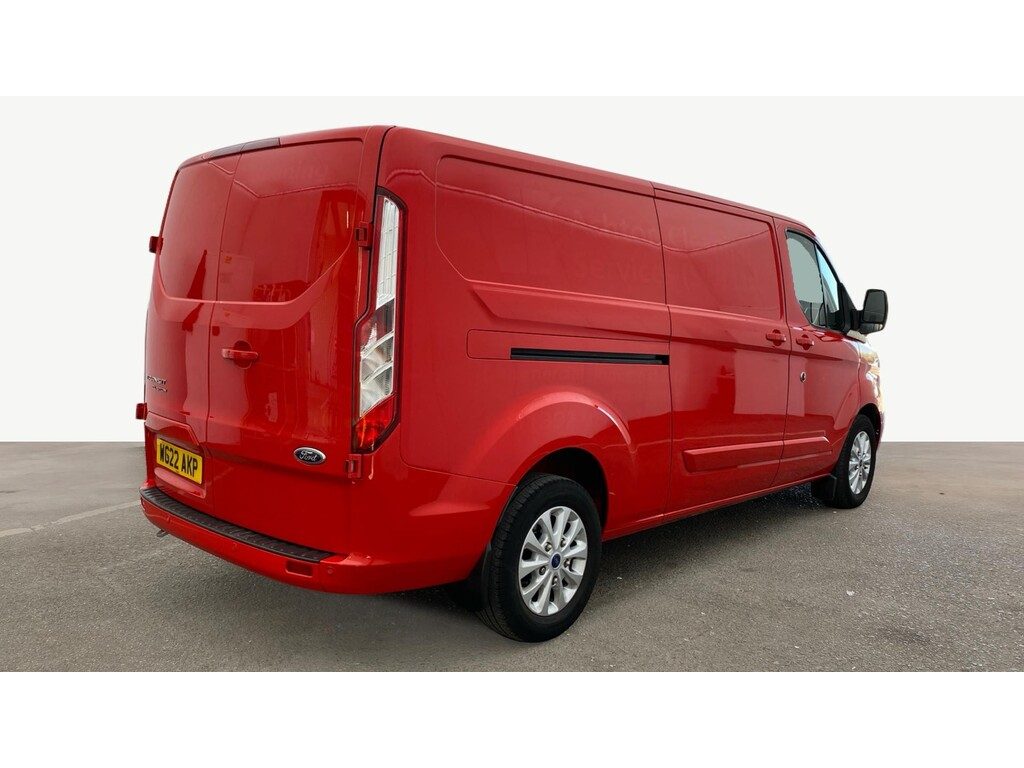 Ford Transit Custom 300 Tdci 130 L2h1 Limited Ecoblue Lwb Low Roof Fwd WG22AKP Red #2