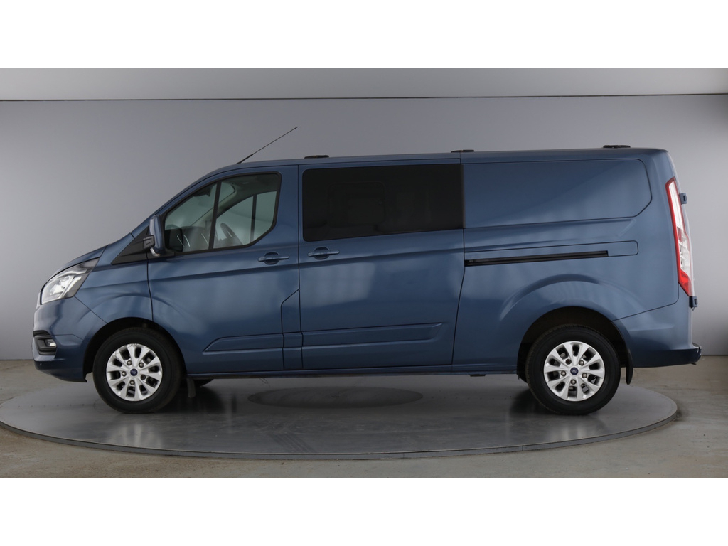 Ford Transit Custom 300 Tdci 170 L2h1 Limited Ecoblue Double Cab 5 Sea MJ21ZDA Blue #6