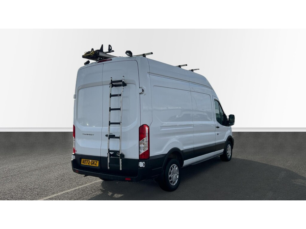 Ford Transit Custom 350 Tdci 130 L3h3 Trend Ecoblue Lwb High Roof Fwd AO72GKZ White #3