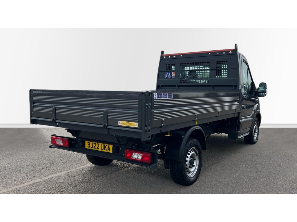 Ford Transit Custom 350 Tdci 130 L2 Leader Ecoblue Mwb Single Cab One BJ22UKA Grey #3