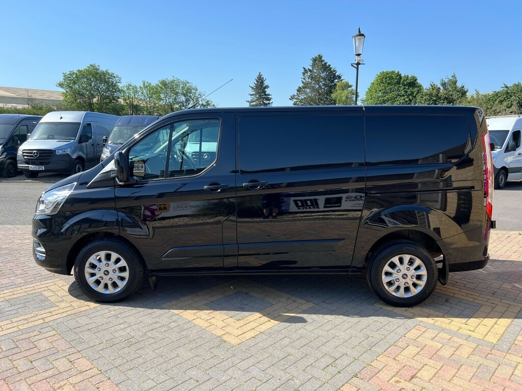 Ford Transit Custom 280 Tdci 130 L1h1 Limited Ecoblue Swb Low Roof Fwd HN23RWL Black #6