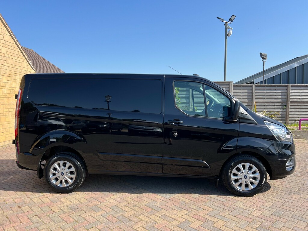 Ford Transit Custom 280 Tdci 130 L1h1 Limited Ecoblue Swb Low Roof Fwd HN23RWL Black #2