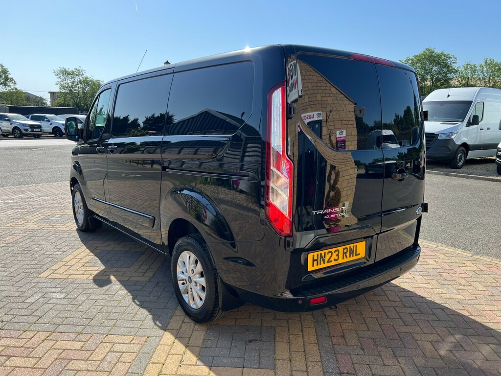 Ford Transit Custom 280 Tdci 130 L1h1 Limited Ecoblue Swb Low Roof Fwd HN23RWL Black #5