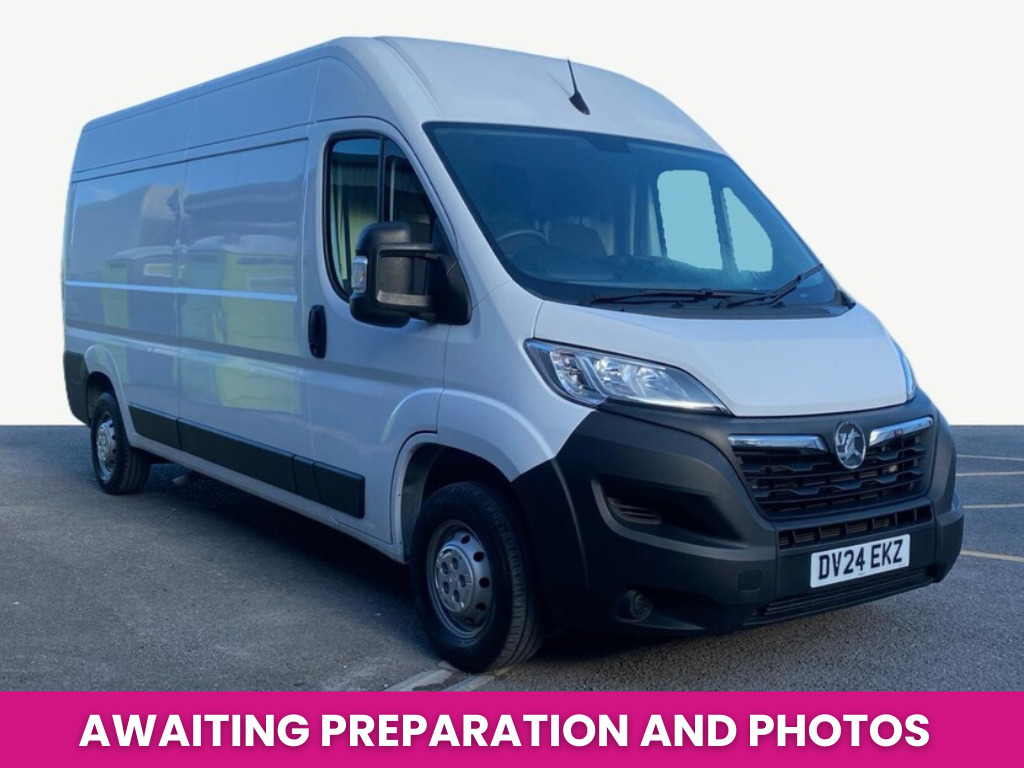 Vauxhall Movano F3500 Turbo D 140 L3h2 Prime Lwb Medium Roof 2308 White