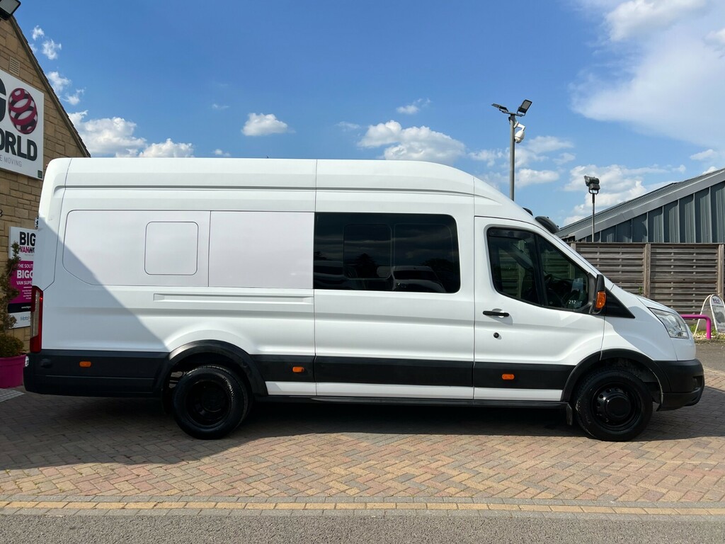 Ford Transit Custom 460 Tdci 125 L4h3 Trend 17 Seat Bus High Roof Drw DX64FZG White #2