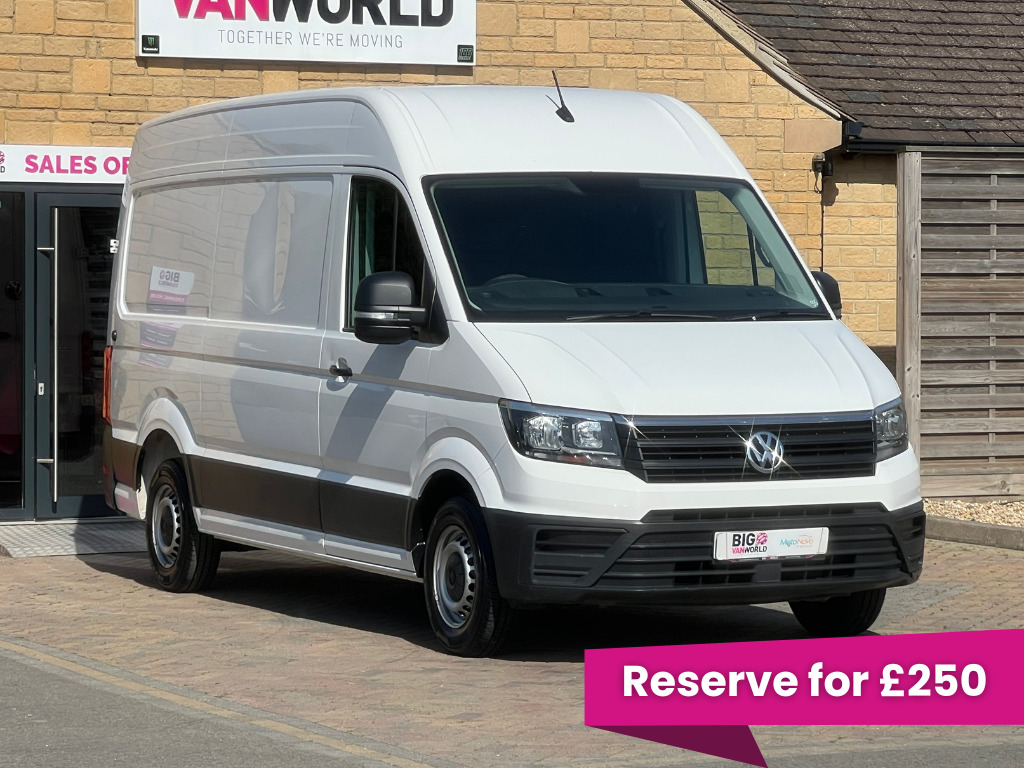 Volkswagen Crafter Cr35 Tdi 140 Trendline Mwb High Roof Fwd 22990 White