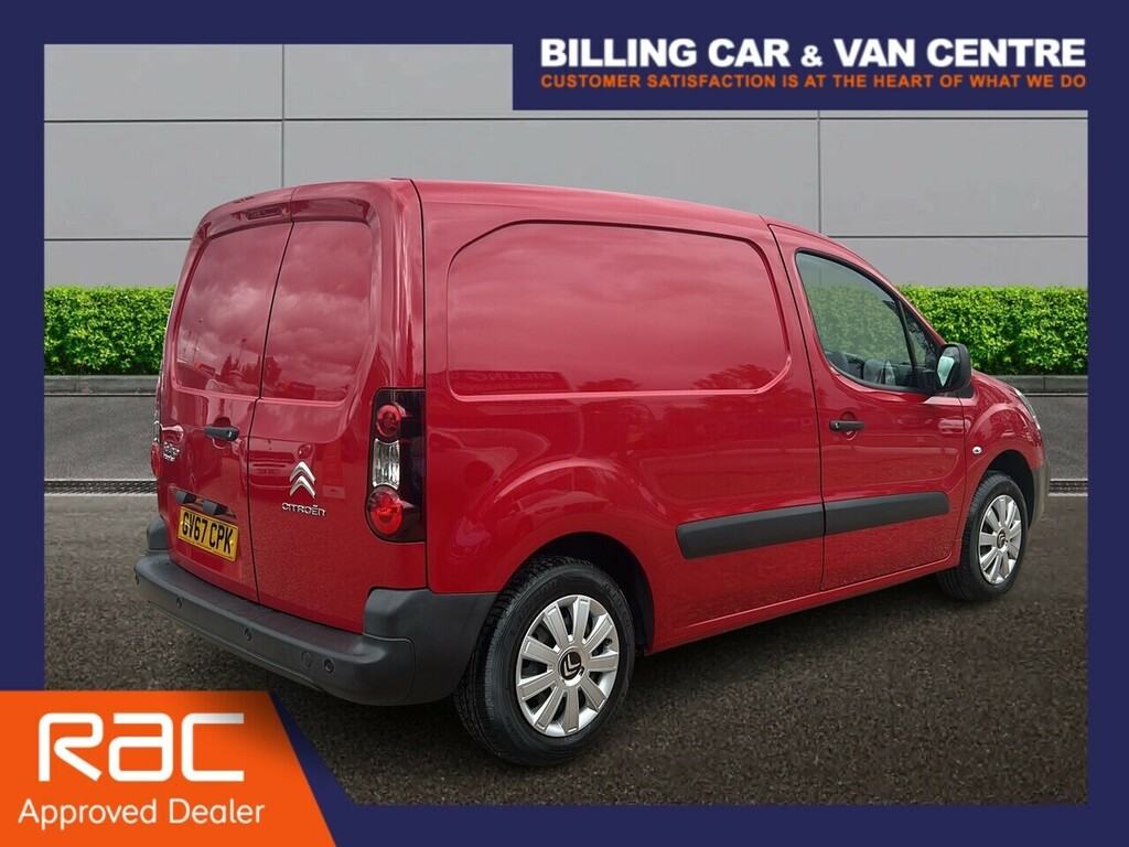 Citroen Berlingo 1.6 Bluehdi 625 Enterprise Panel Van Ma GV67CPK Red #4