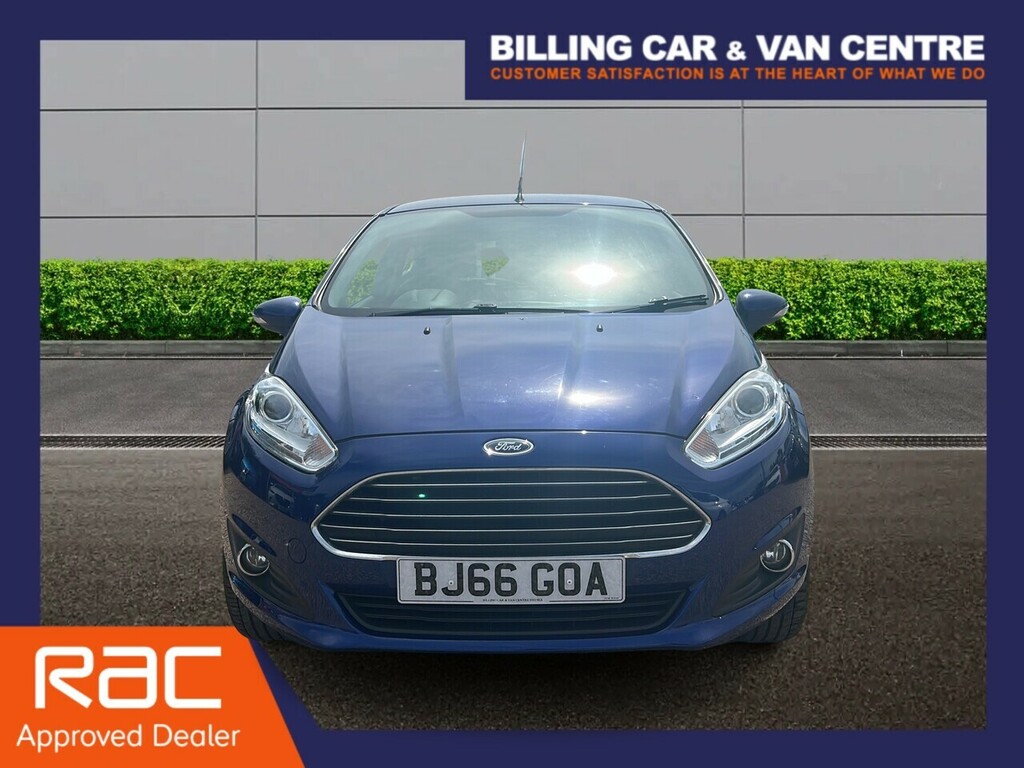 Ford Fiesta 1.25 Zetec Hatchback Euro 6 82 BJ66GOA Blue #5