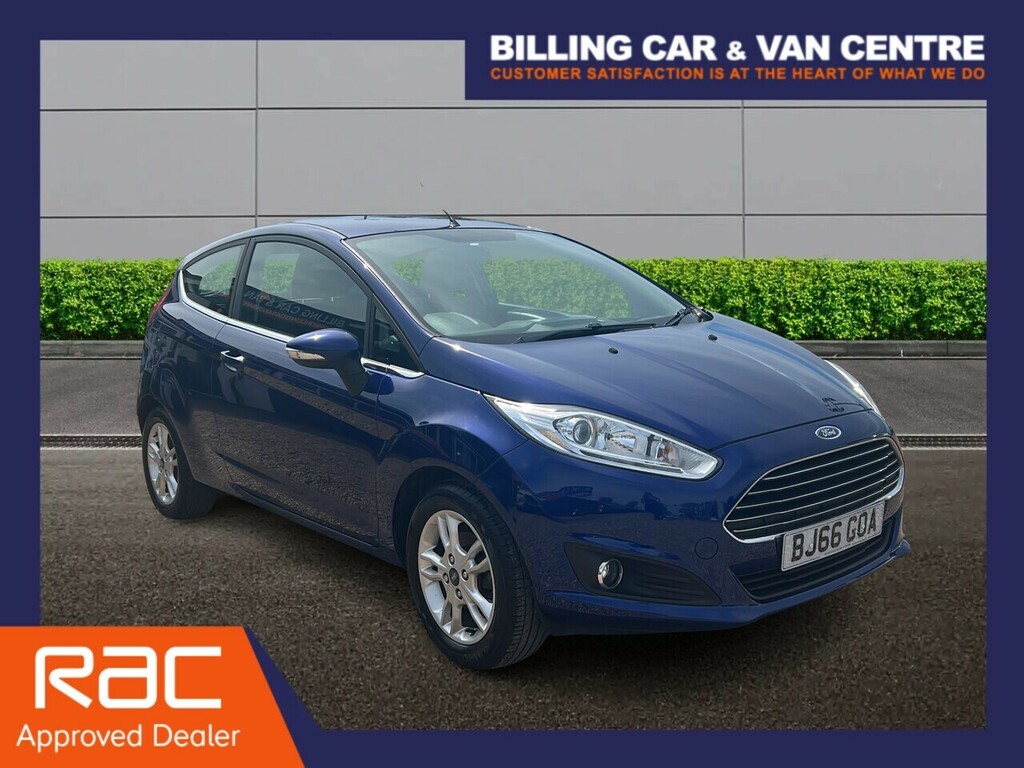 Ford Fiesta 1.25 Zetec Hatchback Euro 6 82 Blue