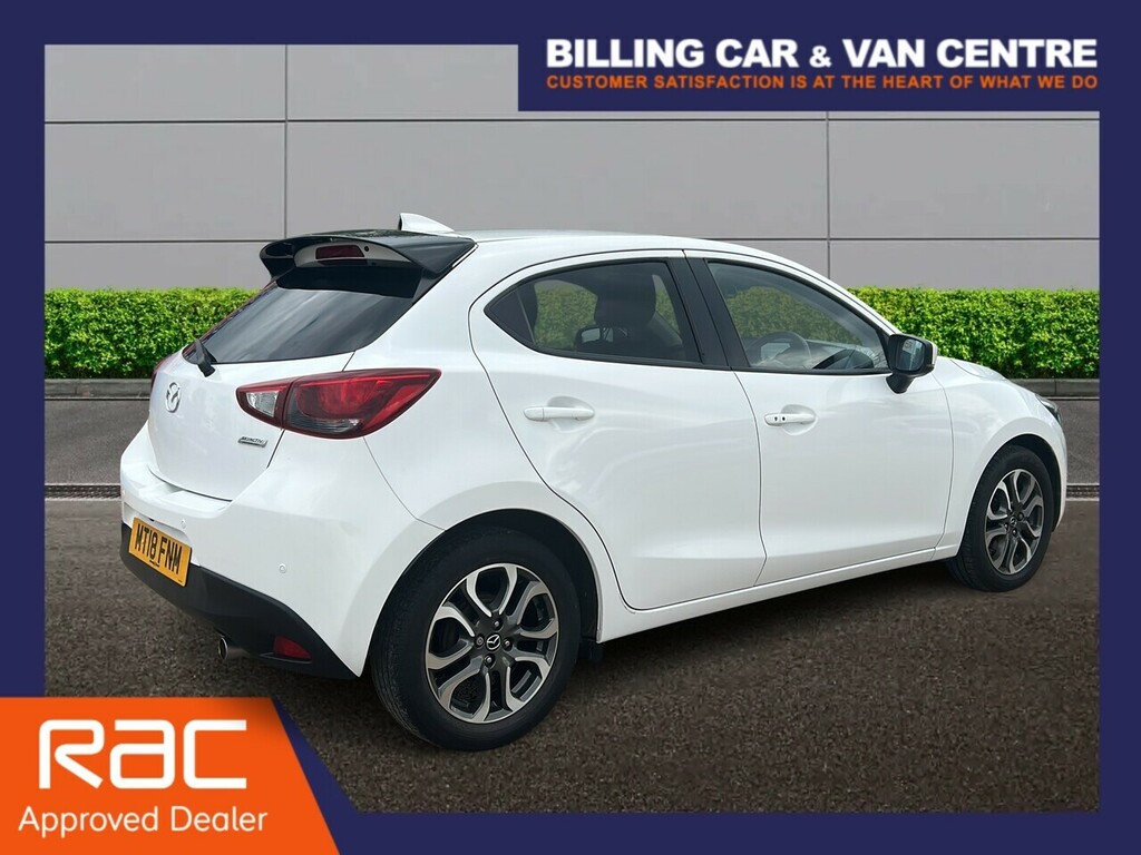 Mazda 2 1.5 Skyactiv-g Gt Sport Nav Hatchback MT18FNM White #4