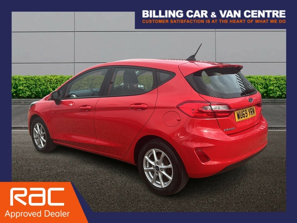 Ford Fiesta 1.0T Ecoboost Zetec Hatchback Eu WU69YRM Red #3