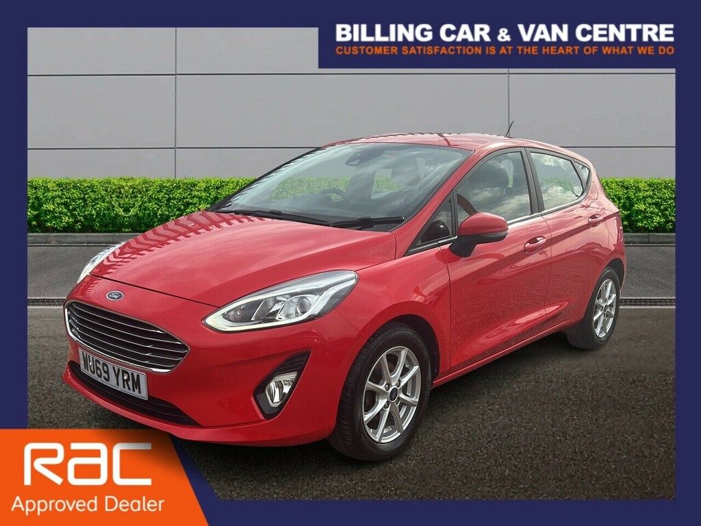 Ford Fiesta 1.0T Ecoboost Zetec Hatchback Eu WU69YRM Red #2