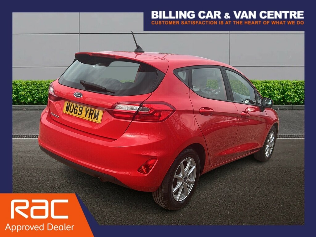 Ford Fiesta 1.0T Ecoboost Zetec Hatchback Eu WU69YRM Red #4