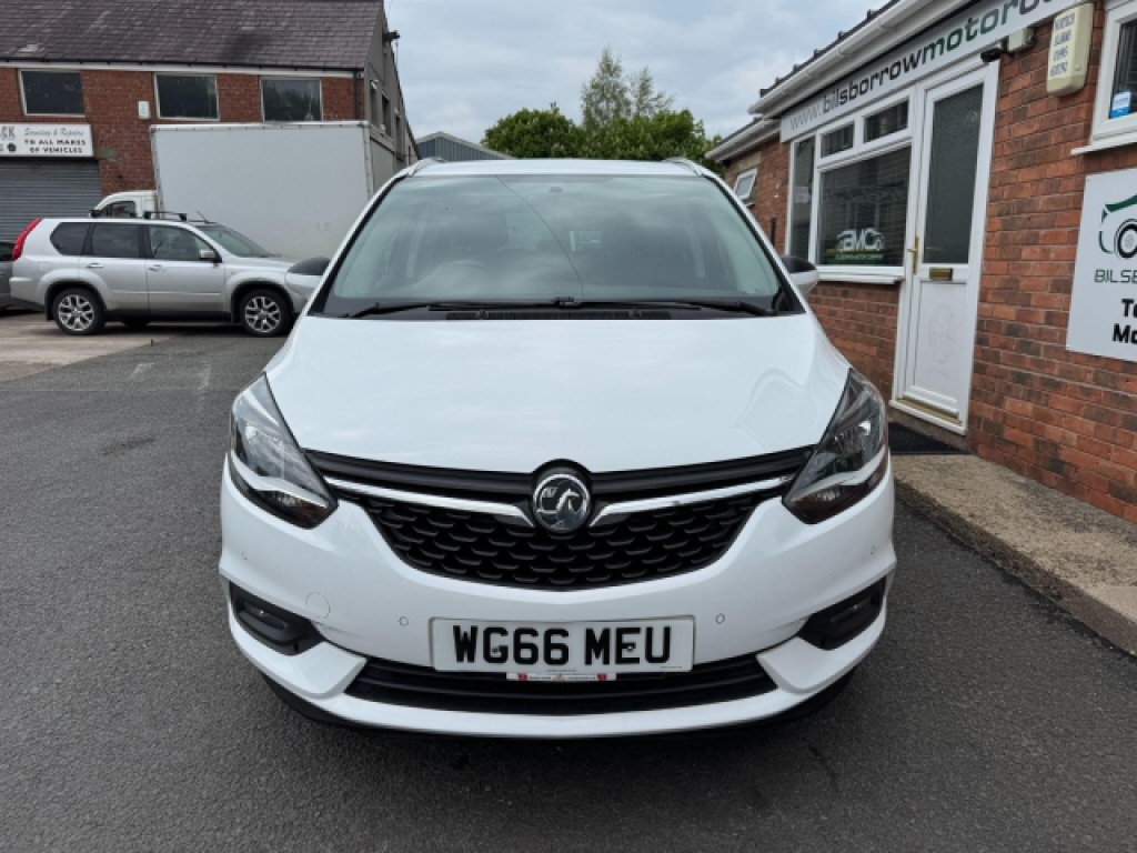 Vauxhall Zafira Tourer 1.4I Turbo Sri Nav Euro 6 WG66MEU White #2