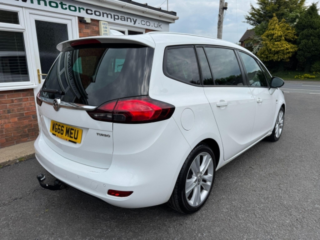 Vauxhall Zafira Tourer 1.4I Turbo Sri Nav Euro 6 WG66MEU White #6
