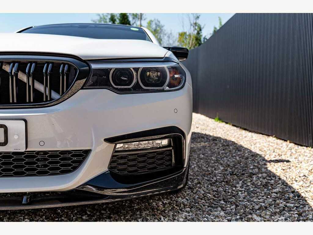 BMW 5 Series Xdrive M Sport YE17OSD White #6