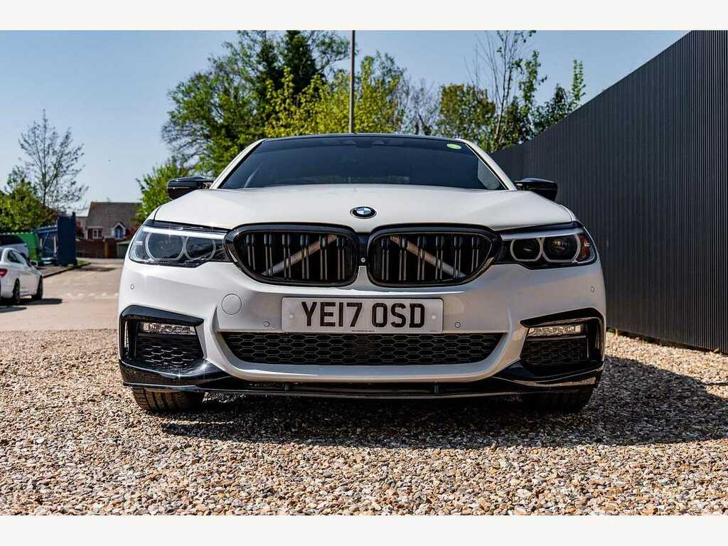 BMW 5 Series Xdrive M Sport YE17OSD White #2