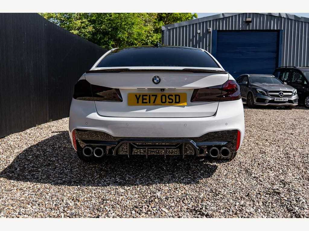 BMW 5 Series Xdrive M Sport YE17OSD White #4