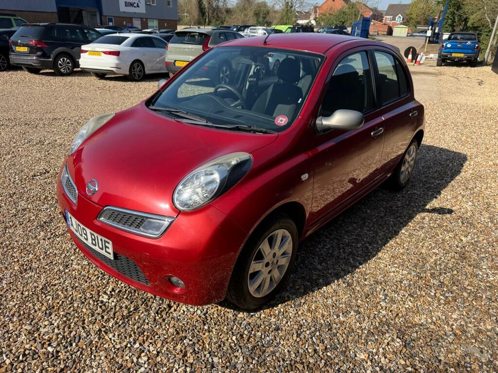 Nissan Micra 25 1.2 AJ09BUE Red #3