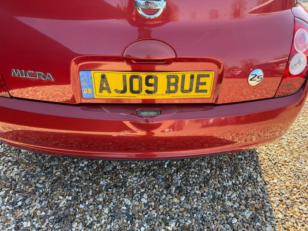 Nissan Micra 25 1.2 AJ09BUE Red #5