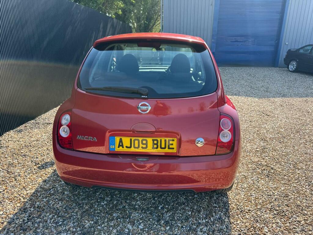 Nissan Micra 25 1.2 AJ09BUE Red #6