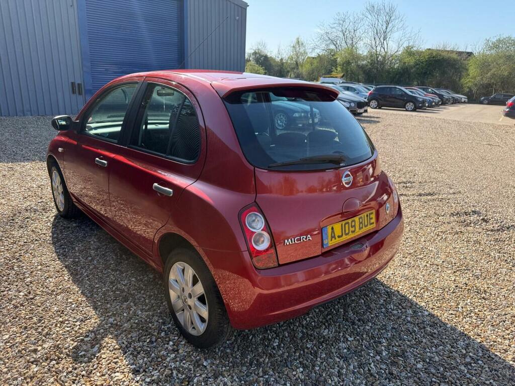 Nissan Micra 25 1.2 AJ09BUE Red #4