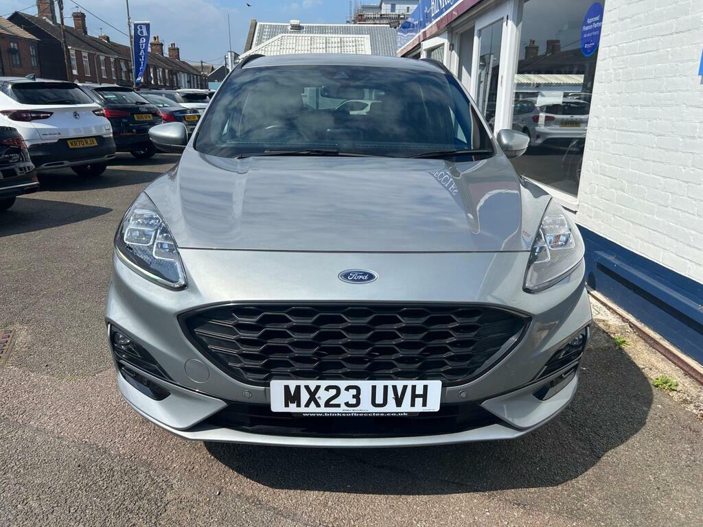 Ford Kuga 2.5 Ecoboost Duratec 14.4Kwh St-line Cvt Euro 6 S MX23UVH Silver #2