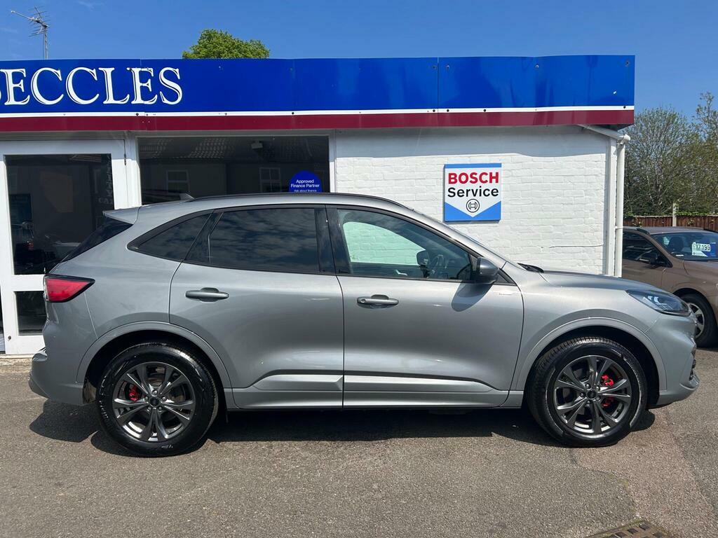 Ford Kuga 2.5 Ecoboost Duratec 14.4Kwh St-line Cvt Euro 6 S MX23UVH Silver #5