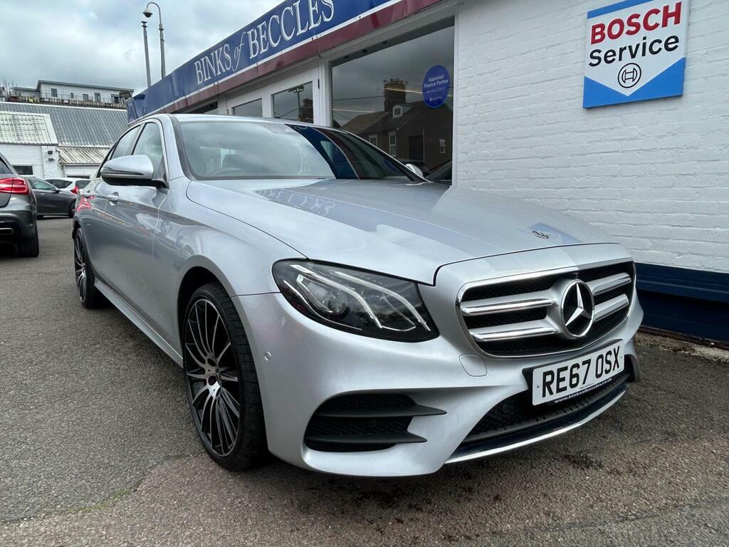Mercedes-Benz E Class 3.0 E350d V6 Amg Line G-tronic Euro 6 S S Silver #6