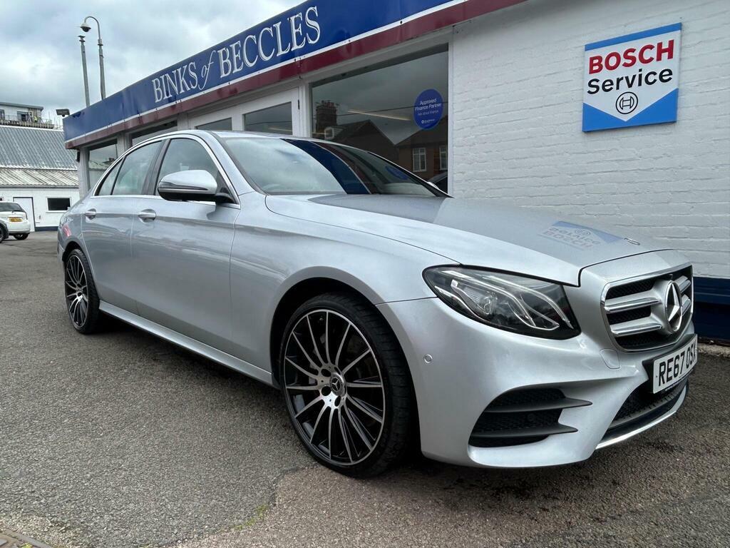 Mercedes-Benz E Class 3.0 E350d V6 Amg Line G-tronic Euro 6 S S Silver