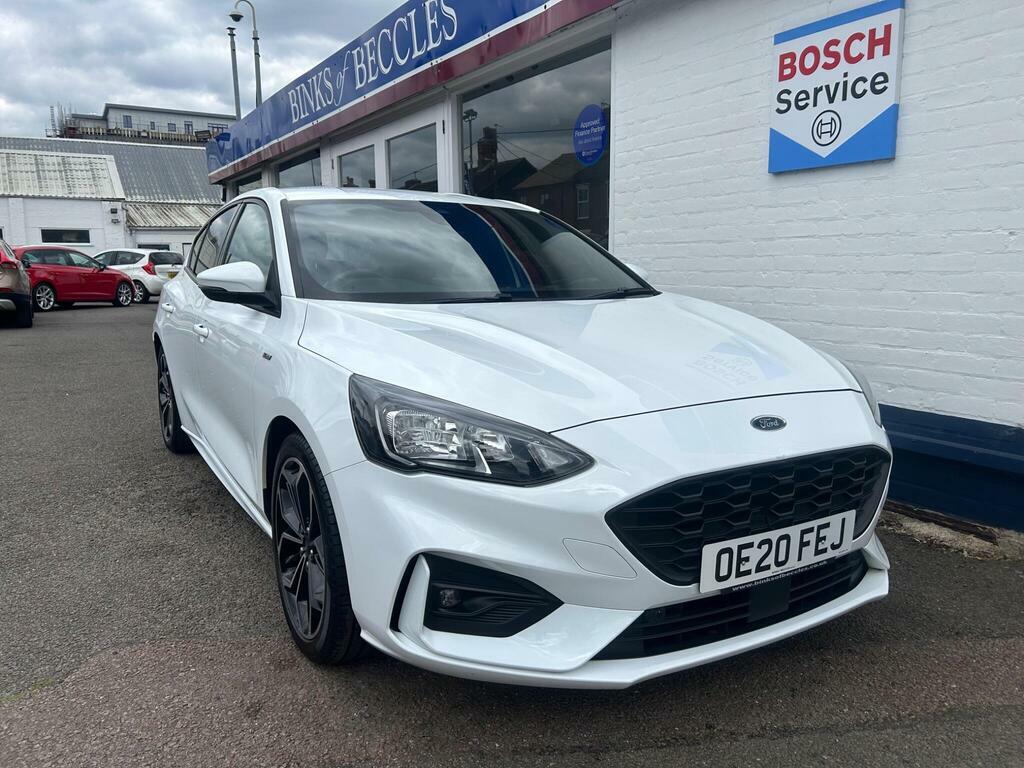 Ford Focus 1.0T Ecoboost St-line X Euro 6 S S OE20FEJ White #6