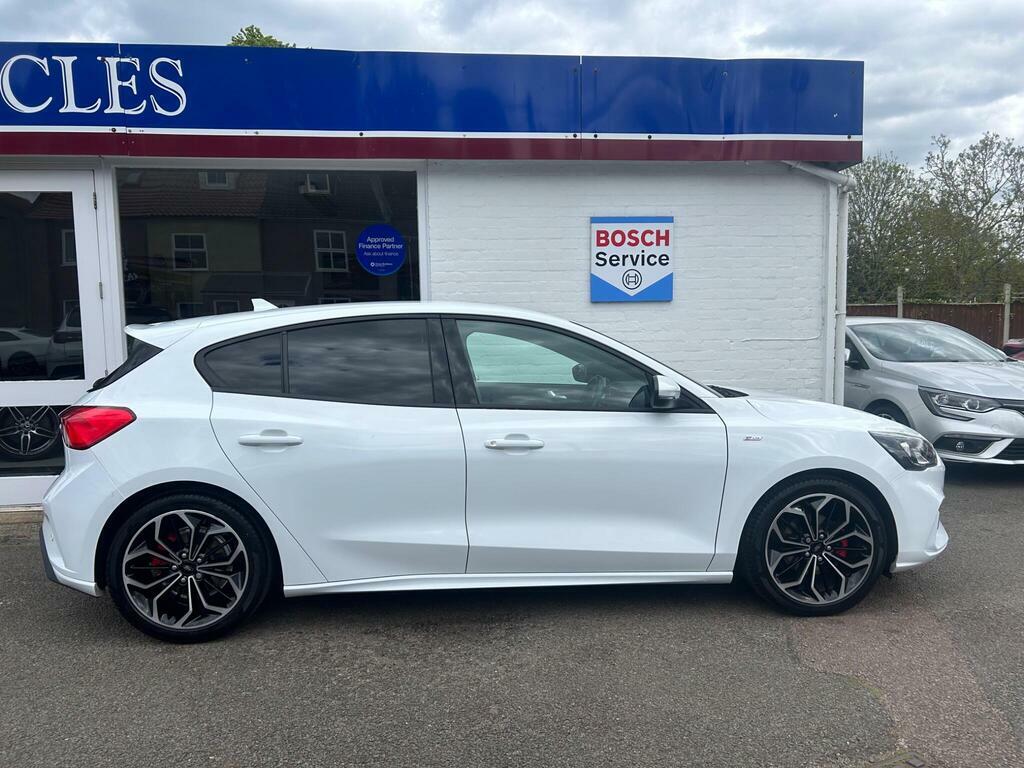 Ford Focus 1.0T Ecoboost St-line X Euro 6 S S OE20FEJ White #5