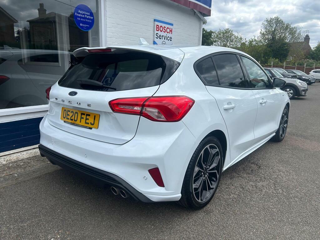 Ford Focus 1.0T Ecoboost St-line X Euro 6 S S OE20FEJ White #4
