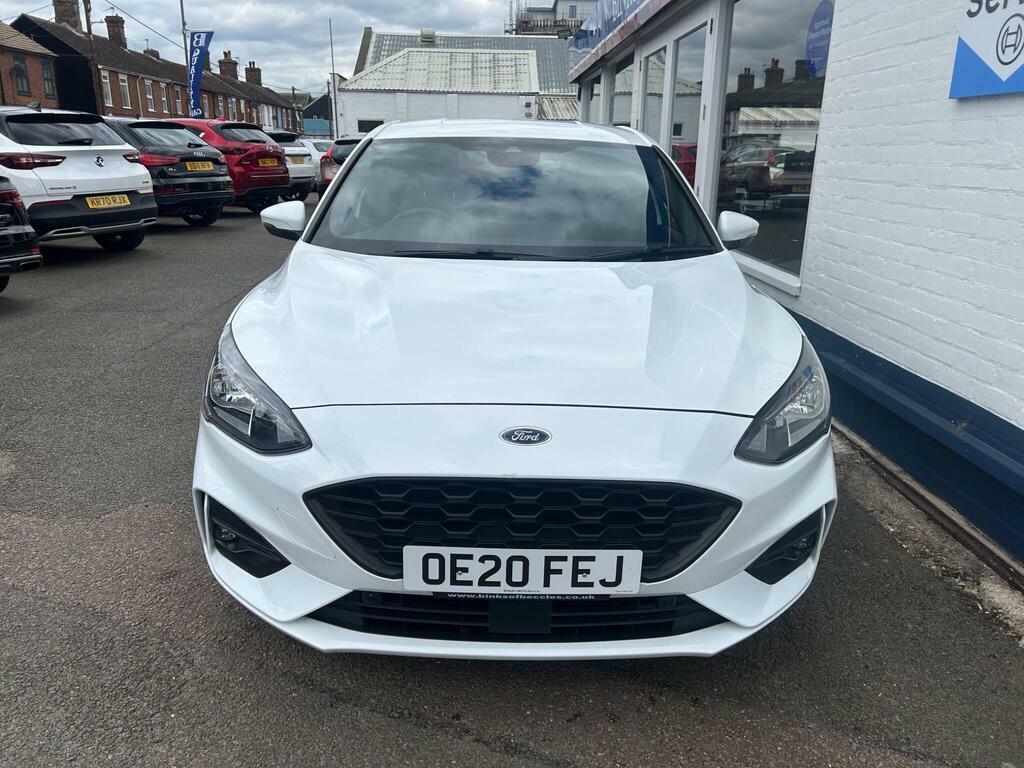 Ford Focus 1.0T Ecoboost St-line X Euro 6 S S OE20FEJ White #2