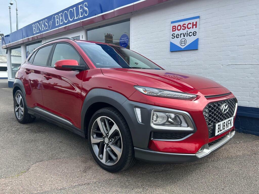 Hyundai Kona 1.0 T-gdi Blue Drive Premium Se Euro 6 S S Red