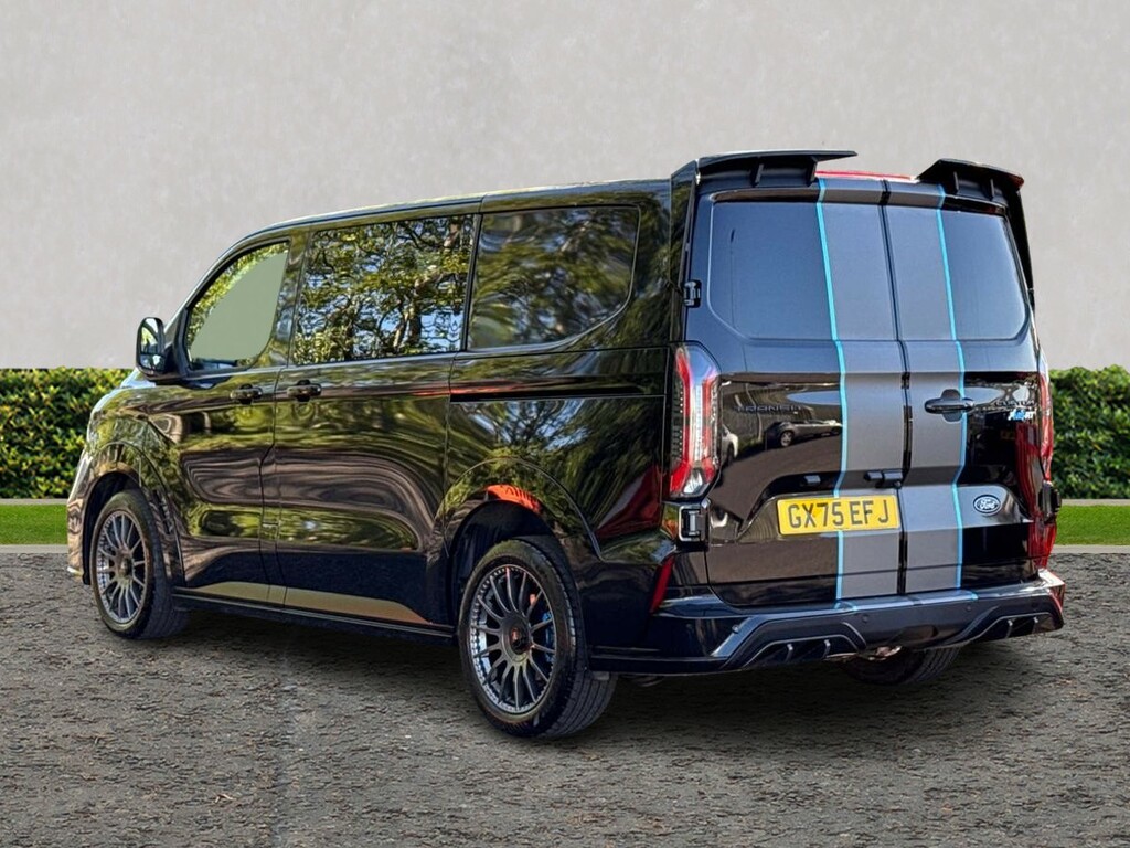 Ford Transit Custom Double Cab In Van 320 Swb Ms-rt N1 2.0L 110 GX75EFJ Black #5