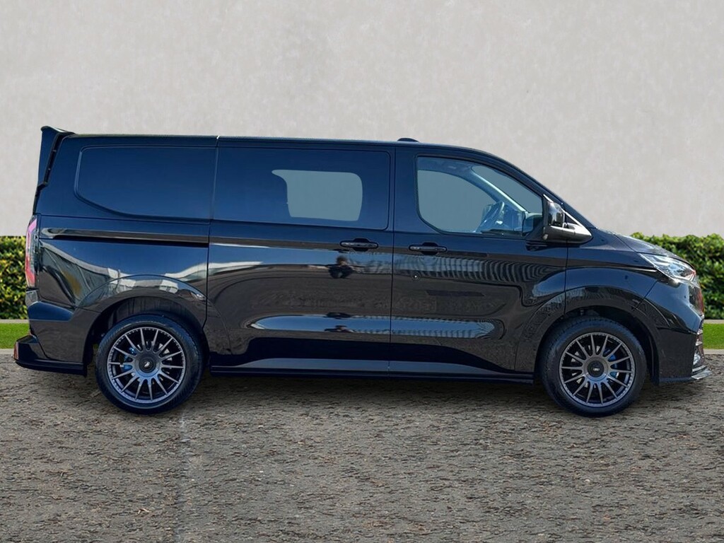 Ford Transit Custom Double Cab In Van 320 Swb Ms-rt N1 2.0L 110 GX75EFJ Black #2