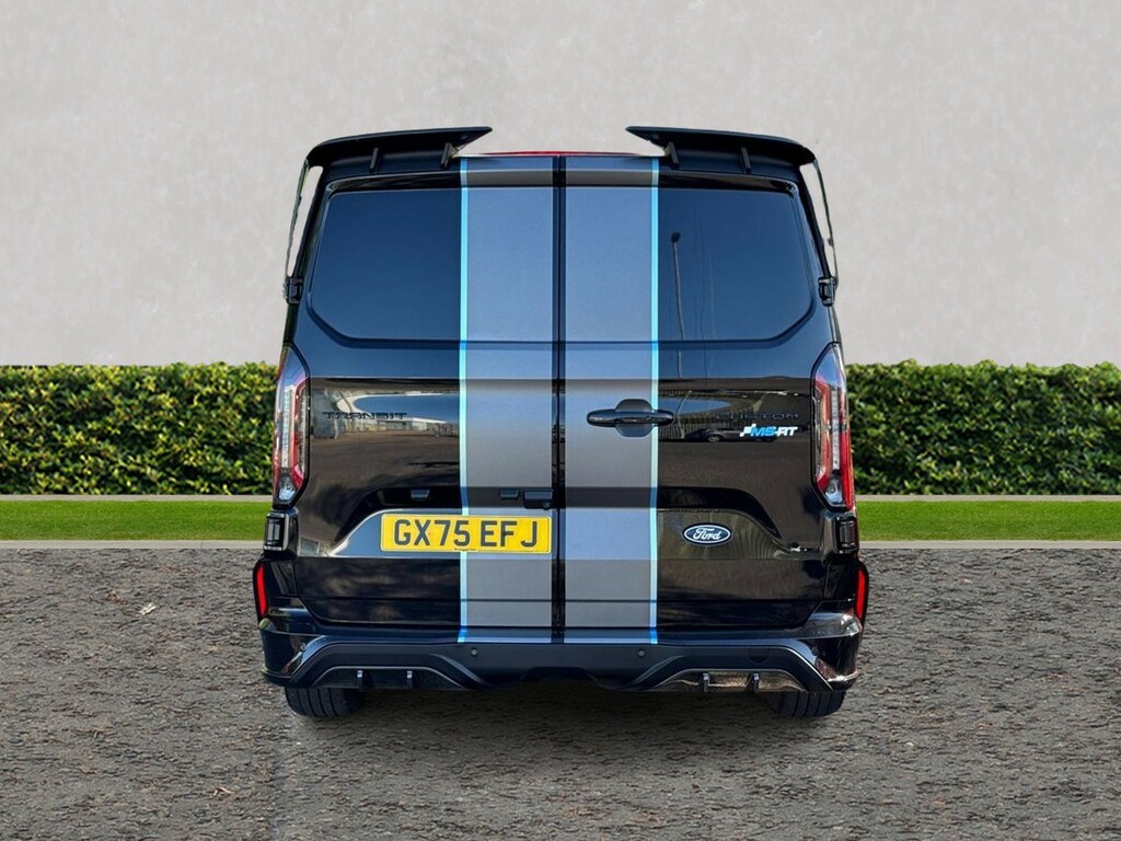 Ford Transit Custom Double Cab In Van 320 Swb Ms-rt N1 2.0L 110 GX75EFJ Black #4