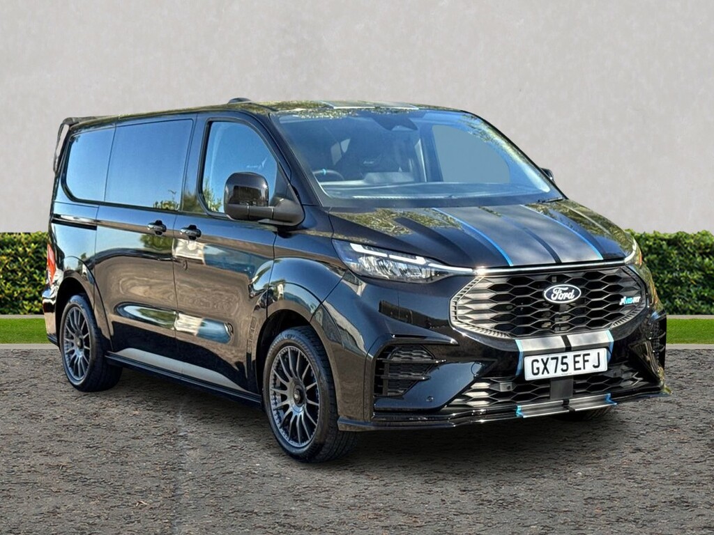 Ford Transit Custom Double Cab In Van 320 Swb Ms-rt N1 2.0L 110 Black