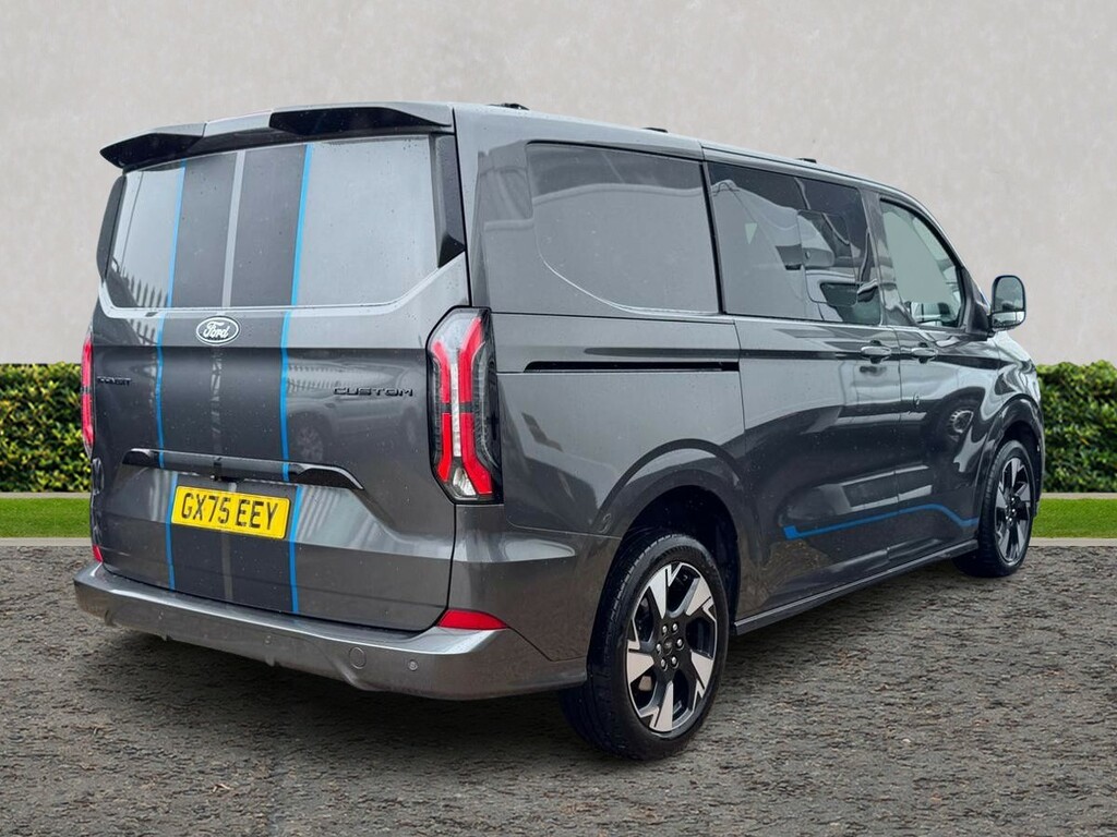 Ford Transit Custom Double Cab In Van 320 Swb Sport N1 2.0L 170 GX75EEY Grey #3