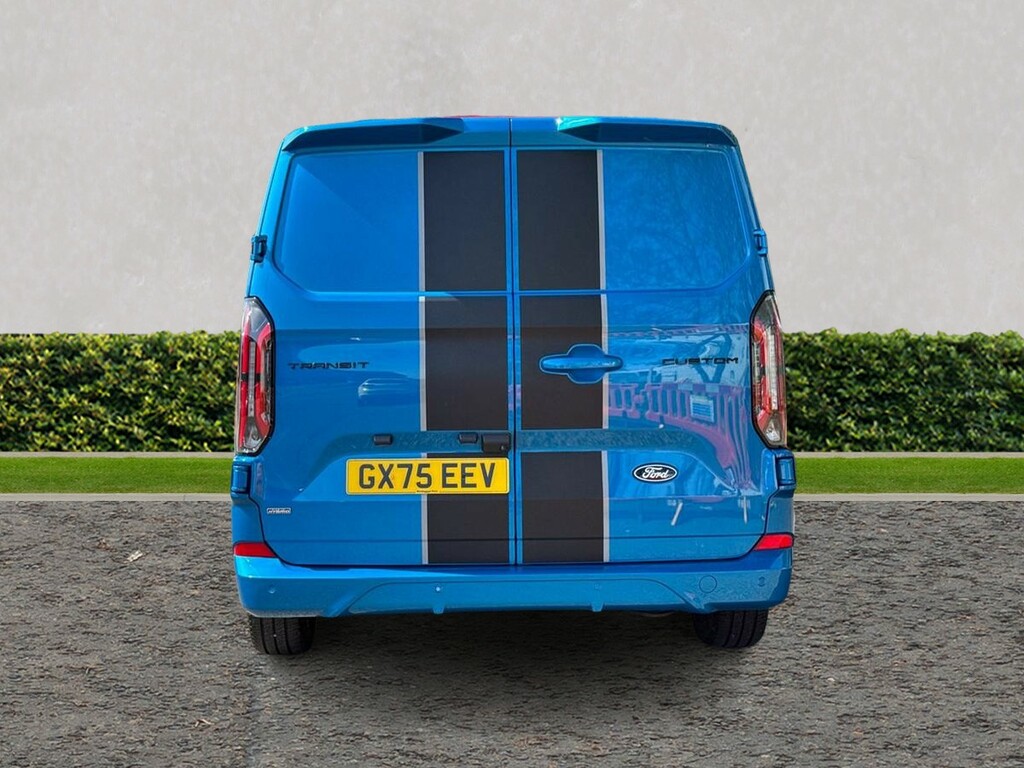 Ford Transit Custom Double Cab In Van 320 Swb N1 Sport 2.5 232Ps 1Spd GX75EEV Blue #4