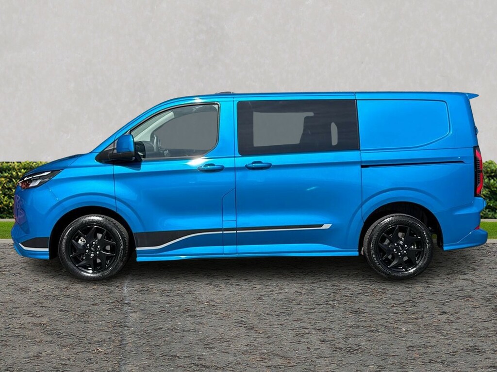 Ford Transit Custom Double Cab In Van 320 Swb N1 Sport 2.5 232Ps 1Spd GX75EEV Blue #6