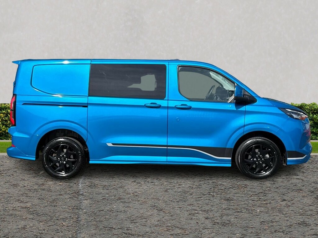 Ford Transit Custom Double Cab In Van 320 Swb N1 Sport 2.5 232Ps 1Spd GX75EEV Blue #2