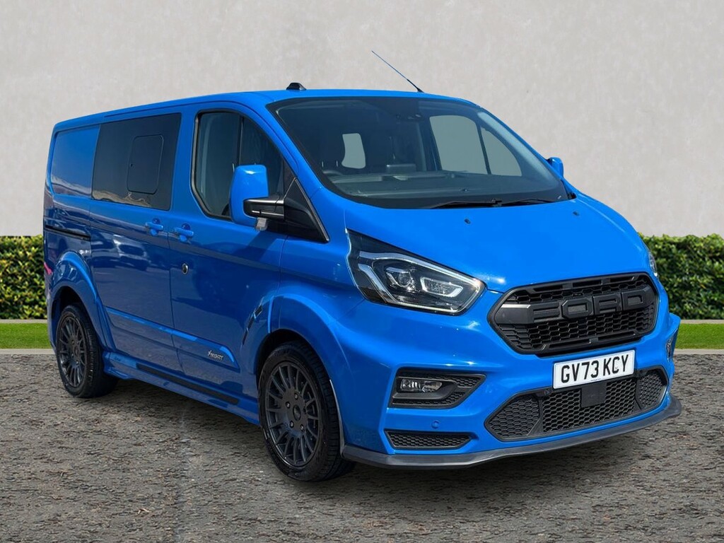 Ford Transit Custom 320 L1 Double Cab Msrt, 2.0L Tdci 185Ps Blue