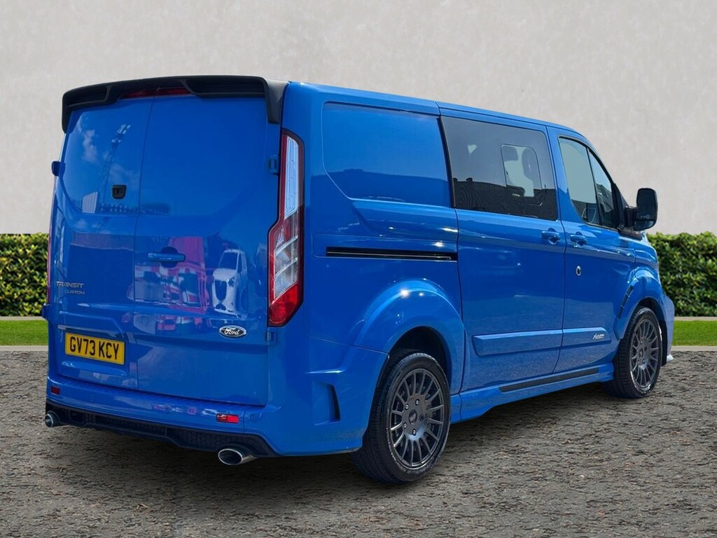 Ford Transit Custom 320 L1 Double Cab Msrt, 2.0L Tdci 185Ps GV73KCY Blue #3