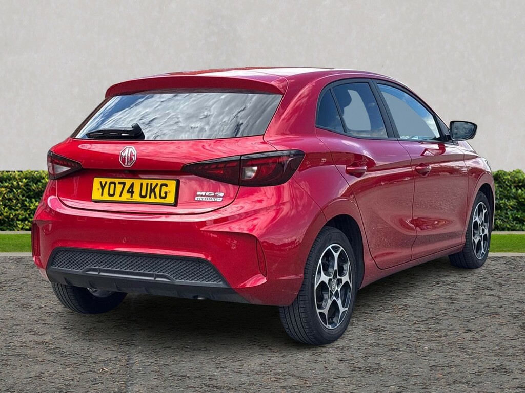 MG MG3 1.5 Hybrid Trophy YO74UKG Red #3
