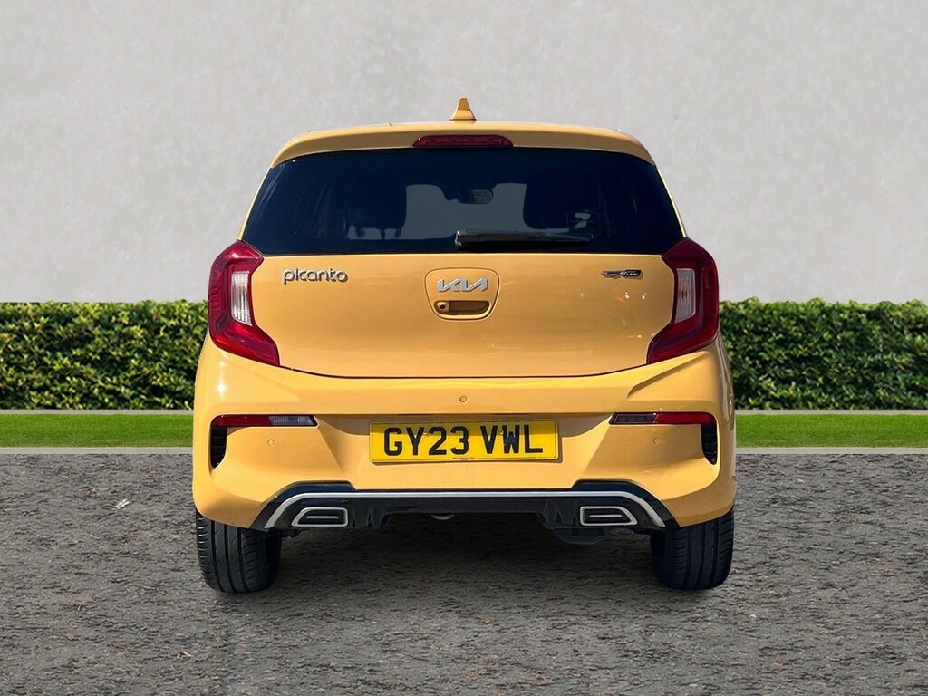 Kia Picanto 1.0T Gdi Gt-line S 4 Seats GY23VWL Yellow #4
