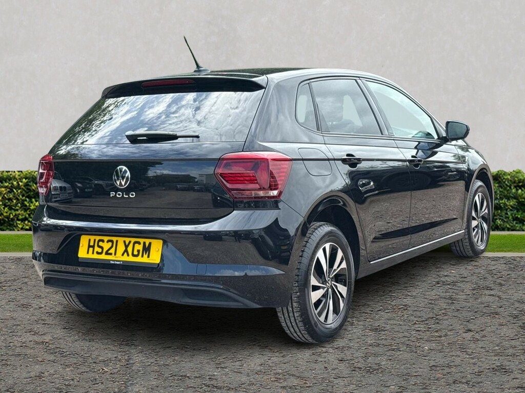 Volkswagen Polo 1.0 Tsi 95 Match Dsg HS21XGM Black #3
